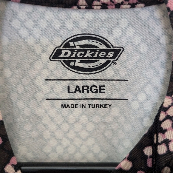 Women's Dickies Camden Cropped Long Sleeve T-Shirt NWT Snakeskin pattern - Picture 7 of 9